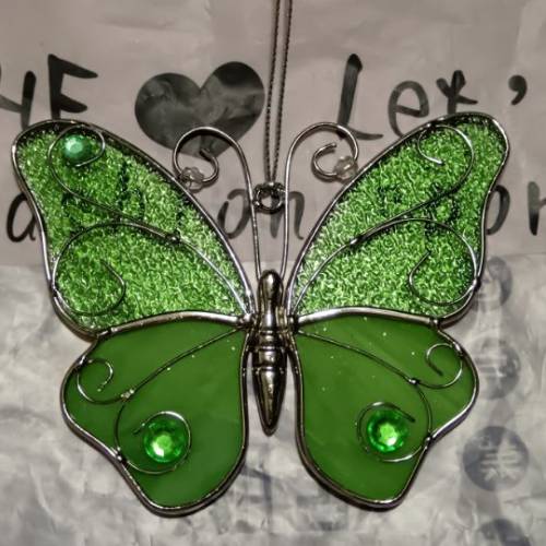 彩色玻璃藍天使耶穌降生。