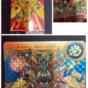 SD 高達閃卡兩張 gundam card in 2