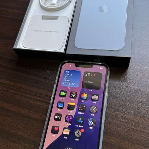 iphone 13pro 藍色 256GB有盒跟埋原裝新線$3500 不議