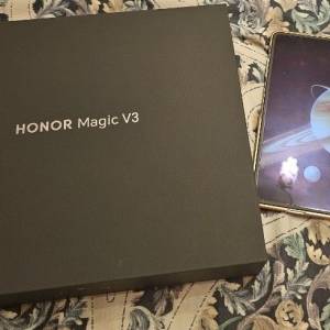 榮耀 HONOR Magic V3 5G 絲路敦煌 啡色 Reddish Brown（港行原裝全套有單有保養至2...