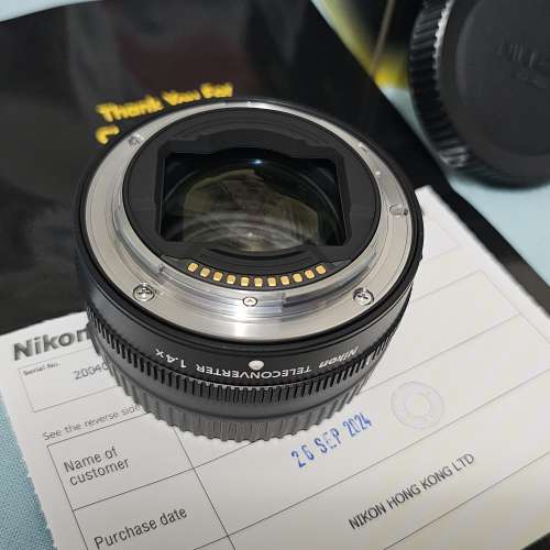 Nikon Z TC- 1.4X Teleconverter 增距鏡 for Nikon Z mount