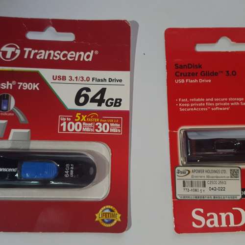 256 GB USB 加 64 GB USB