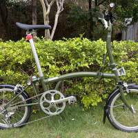 特價 新款 國布 Ruhm rc 7speed C剎 M把 鉻鉬鋼 折叠車 送前後蛙燈叮叮