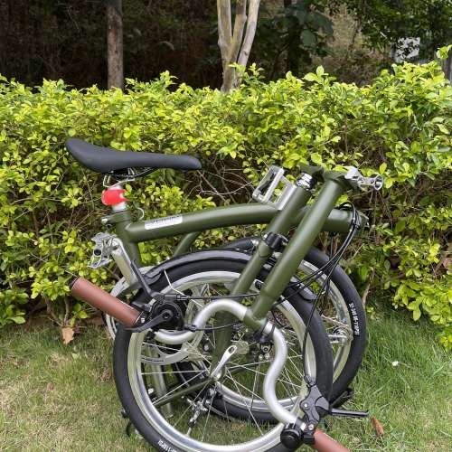 特價 新款 國布 Ruhm rc 7speed C剎 M把 鉻鉬鋼 折叠車 送前後蛙燈叮叮