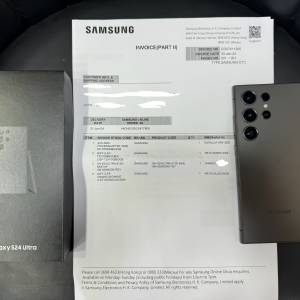 99%New Samsung S24 Ultra 5G 12+512GB 黑色 香港行貨 有單 保養到2025年1月30日 全...