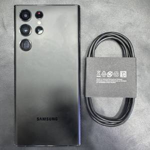 95%New Samsung S22 Ultra 5G 12+1TB 黑色 香港行貨 有配件 自用超值