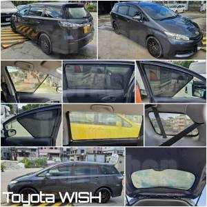 Wish 20系的專車專用濾光窗網太陽擋
