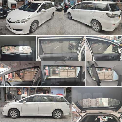 Wish 20系的專車專用濾光窗網太陽擋