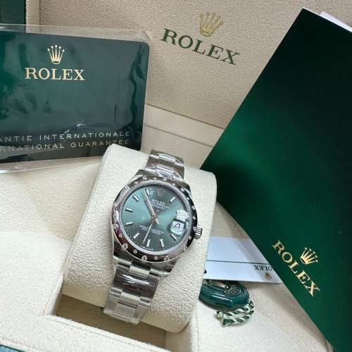 278344RBR Rolex Green Oyster 保卡全新全套