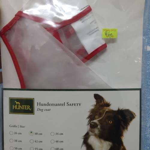 全新HUNTER 寵物雨衣 Rain Coat For Dogs 戶外防水狗狗雨衣 Pet Raincoat