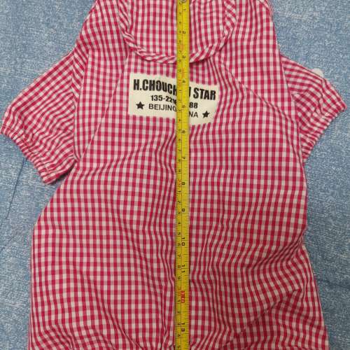 全新紅色格仔狗狗雨衣 Rain Coat For Dogs 寵物雨衣 戶外防水帶帽雨衣 Pet Raincoa...