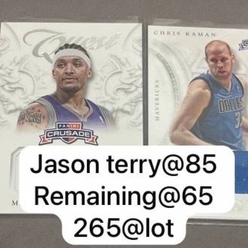 （NBA球星卡）Crusade gameworn/used materials cards