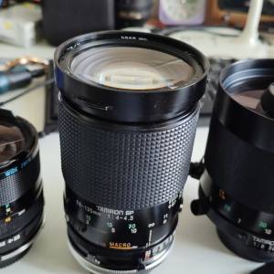 放三支TAMRON 騰龍SP手動對焦變焦鏡由24mm-500mm鏡=$2500