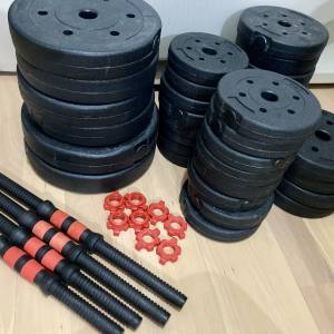 (101kg) 啞鈴 組合 dumbbell sets