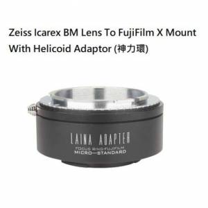 LAINA Zeiss Icarex BM Lens To FujiFilm X Mount With Helicoid Adaptor (神力環)