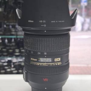 NIKON AF-S NIKKOR 18-200MM F3.5-5 6G ED DX VR