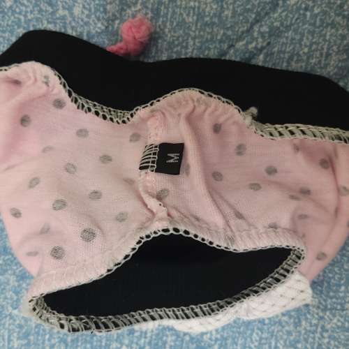 二手粉紅波點狗狗生理褲 安全褲 可水洗 母狗禮貌褲 狗仔褲 衛生褲 狗專用尿褲