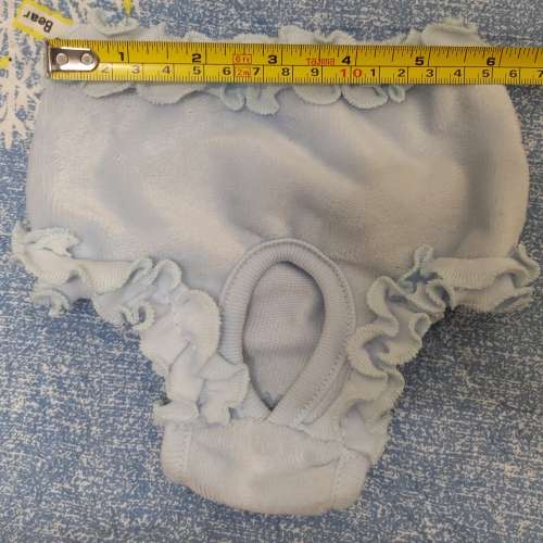 二手粉藍色母狗禮貌褲 狗狗生理褲 安全褲 可水洗狗仔褲 衛生褲 狗專用尿褲