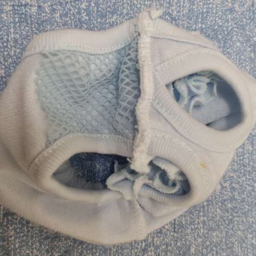 二手粉藍色母狗禮貌褲 狗狗生理褲 安全褲 可水洗狗仔褲 衛生褲 狗專用尿褲