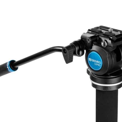Benro &ndash; S Pro A38FD Classic Aluminum Monopod, Flip lock, S2PRO Head 單腳架連雲...