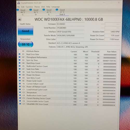 Western Digital WD Red 10TB 3.5&rdquo; 5400RPM SATA 6GB/s Hard Disk