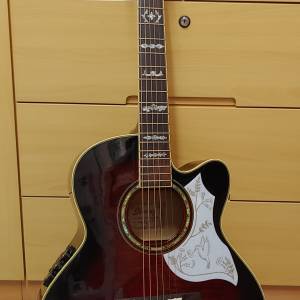 Ibanez AEL20ETCS1202 (Built-in Pickup) 缺角民謠電木結他 + 結他袋