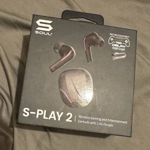 SOUL S-PLAY 2 Earbuds (Gaming & Entertainment)