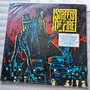 1984 Streets of Fire 怒火街頭 Original Soundtrack 電影歌曲原聲音樂 黑膠唱片 LP...