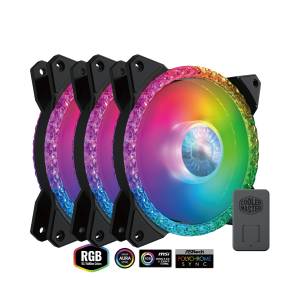 CM MasterFan MF120 Prismatic 3in1 三把ARGB 12cm風扇帶控制器