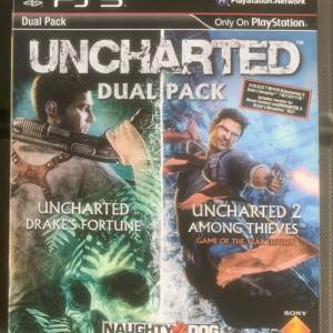 UNCHARTED DUAL PACK box sets PS3 Games Sony PlayStation HK$80.00