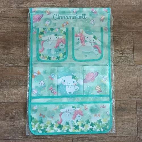 全新 Sanrio Cinnamoroll 玉桂狗 掛袋 收納袋 掛牆袋