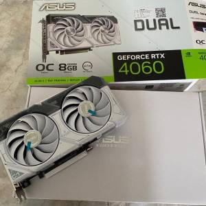 ASUS Dual GeForce RTX 4060 White OC Edition 8GB GDDR6