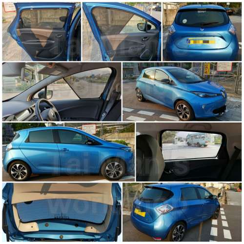 Renault Zoe Clio Megane 全車磁石濾光窗網太陽擋
