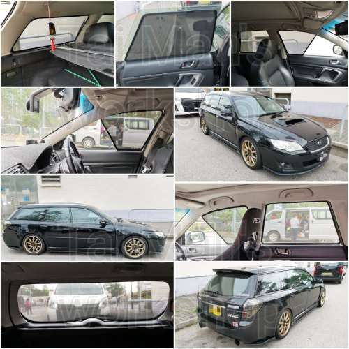 Subaru Legacy 全車磁石濾光窗網太陽擋