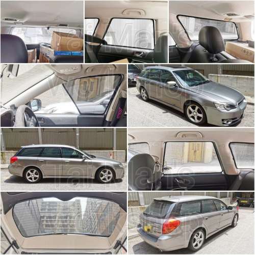 Subaru Legacy 全車磁石濾光窗網太陽擋