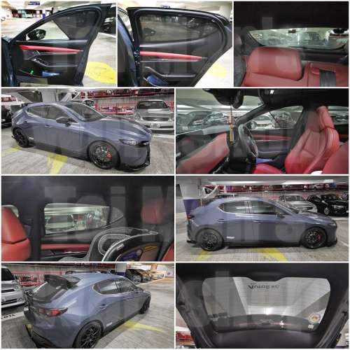Mazda3 全車磁石濾光窗網太陽擋
