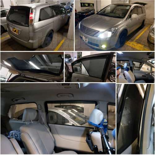 Nissan Presage 的專車專用濾光窗網