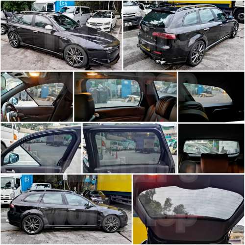 Alfaromeo Giulietta 156 159 的專車專用濾光窗網