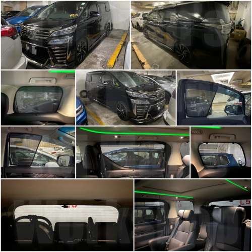 Alphard Vellfire LM350 全車磁石濾光窗網太陽擋