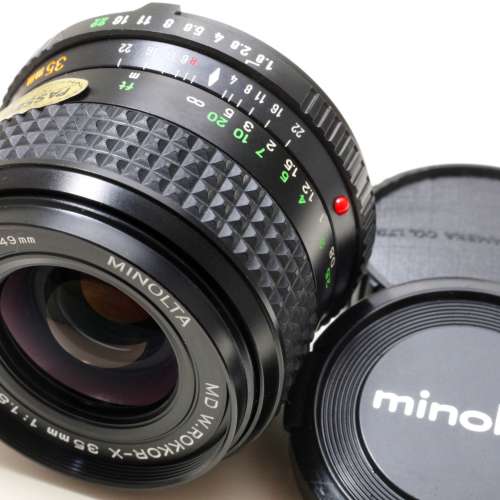 Minolta MD W.Rokkor 35mm f1.8特性不輸MC但又輕又細(95新)合富士GFX、Leica M10、...