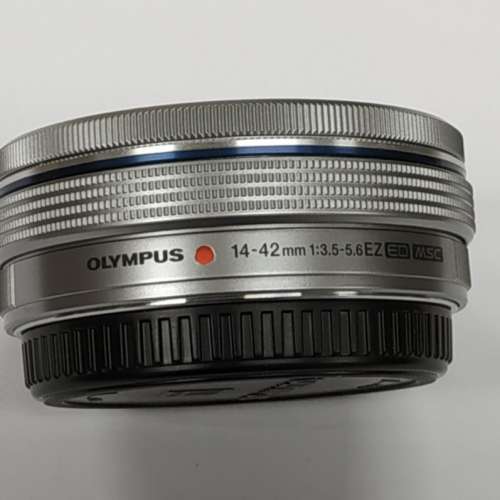 Olympus 銀色 EZ 14-42mm f/3.5-5.6 ED MSC (電動變焦餅鏡) - 98% New, 送 日本 UV ...