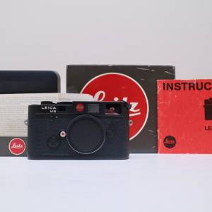 Excellent+ Leica M6 classic x 0.72 black 黑色 菲林相機 連盒 說明書 相機帶 出...