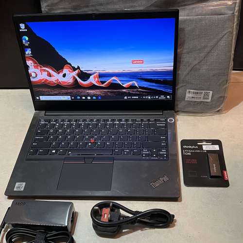 真95%新 Lenovo Thinkpad E14, 10代 i7-10510u, 16G RAM, 全新 512G SSD, 原版Win1...