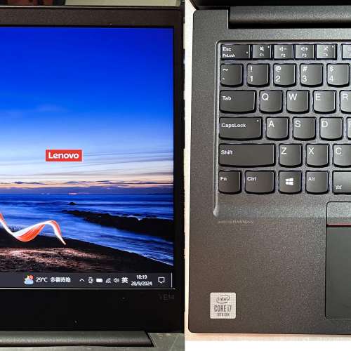 真95%新 Lenovo Thinkpad E14, 10代 i7-10510u, 16G RAM, 全新 512G SSD, 原版Win1...