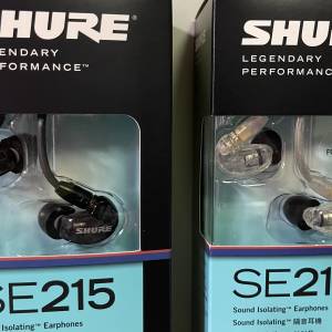 全新未開封Shure SE215 隔音耳機