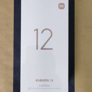 全新港行 Xiaomi小米12 12+256GB