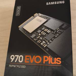 全新 970 Evo plus 500gb m.2 ssd