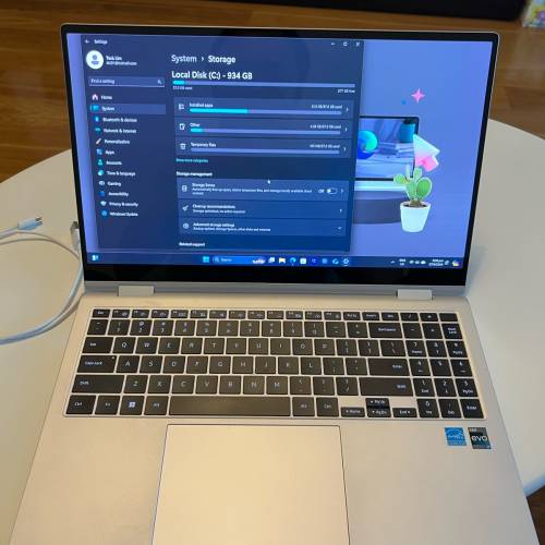 Samsung Galaxy Book 2 Pro 360, 1TB SSD, i7, 16GB Memory