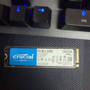 Crucial P2 1000GB GEN3 NVMe SSD