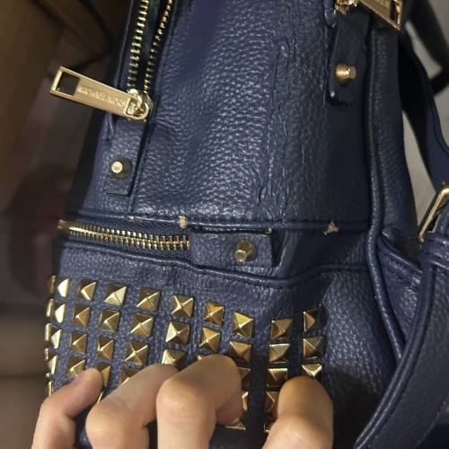 Michael Kors Blue Backpack